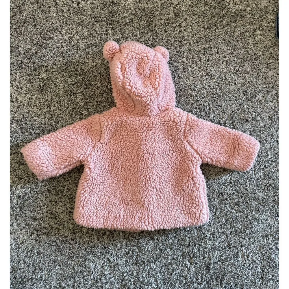 ❤️Baby Gap Sherpa Teddy Bear Jacket 0-3M
